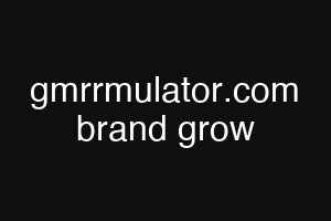 gmrrmulator.com brand grow